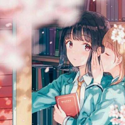 动漫闺蜜头像超级可爱的动漫闺蜜头像，不抱走就太可惜了