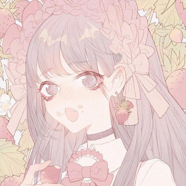 超美腻二次元动漫女生头像，我依然珍惜，时时刻刻的幸福！