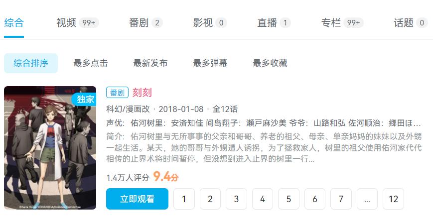 开播评分9.4，这部动漫用了12集讲了不到1秒的剧情，真的太神了！