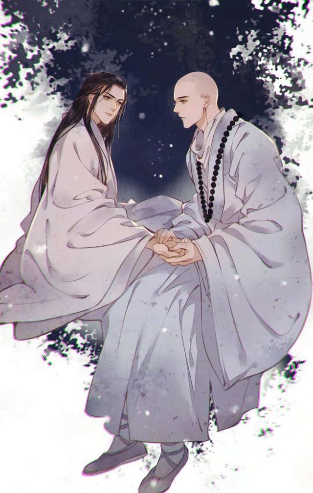 超妖孽的古风动漫美男子，每一寸思念飘在空中，落成一朵花！