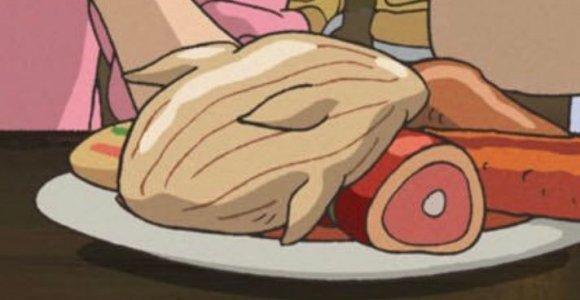 《千与千寻》里，千寻爸爸吃了变成猪的食物是啥？原画师PO图解谜