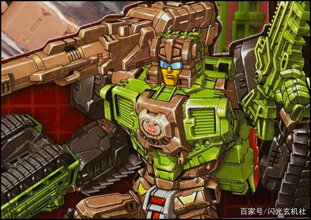 变形金刚动漫人物：重涂老顽固从头领战士到隐者战士-雾隐暗仗