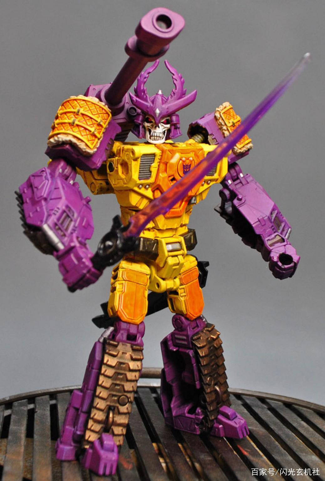 变形金刚动漫人物：重涂老顽固从头领战士到隐者战士-雾隐暗仗