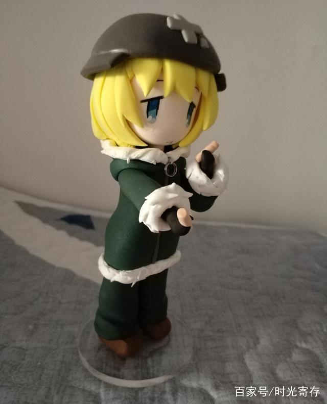 动漫《少女终末旅行》千户与尤莉粘土手办：只要你和我在一起就好