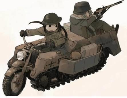 十月新番《少女终末旅行》萝莉在废墟中寻求生存及没有终点的旅行