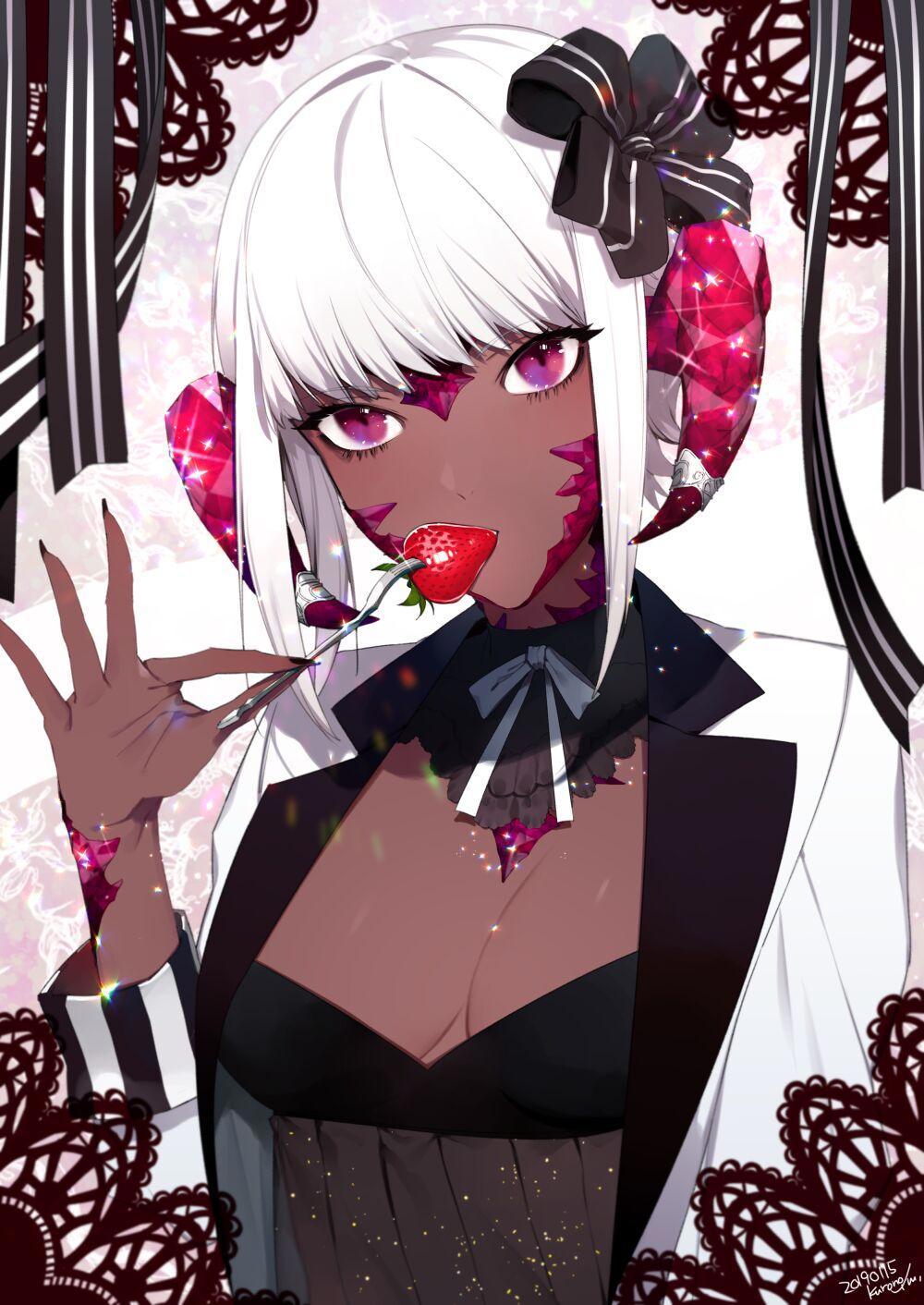 宝石之国动漫壁纸：钻石一般璀璨的动漫少女，散发着耀眼的光芒