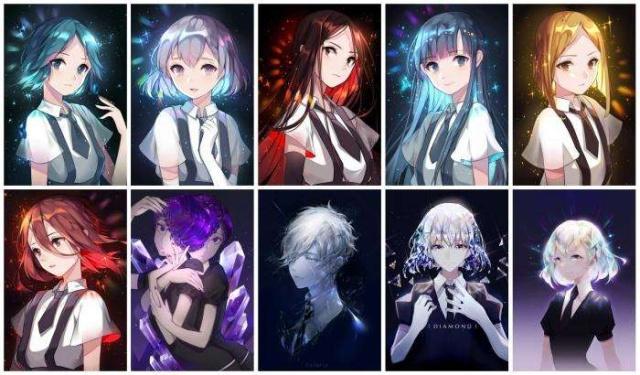 《宝石之国》短短十二集，全程无尿点，通宵就对了