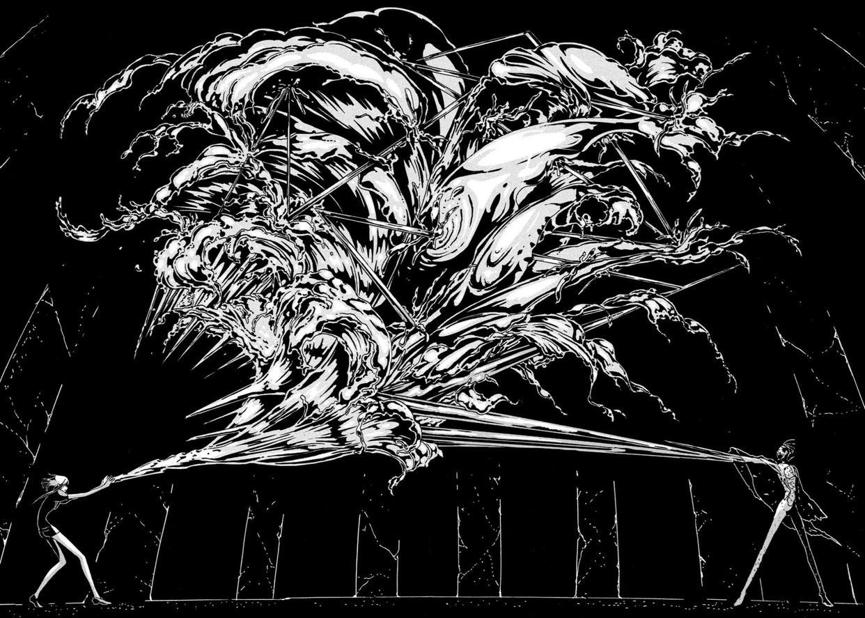 宝石之国第92话图透，辰砂和磷叶石的世纪大战，最后两人融为一体