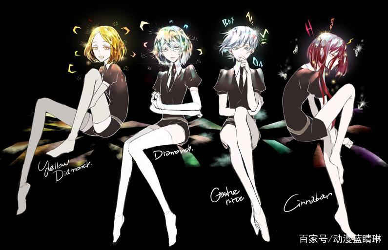 宝石之国：经典动漫评分9.0，每一帧都可以当作壁纸的画面