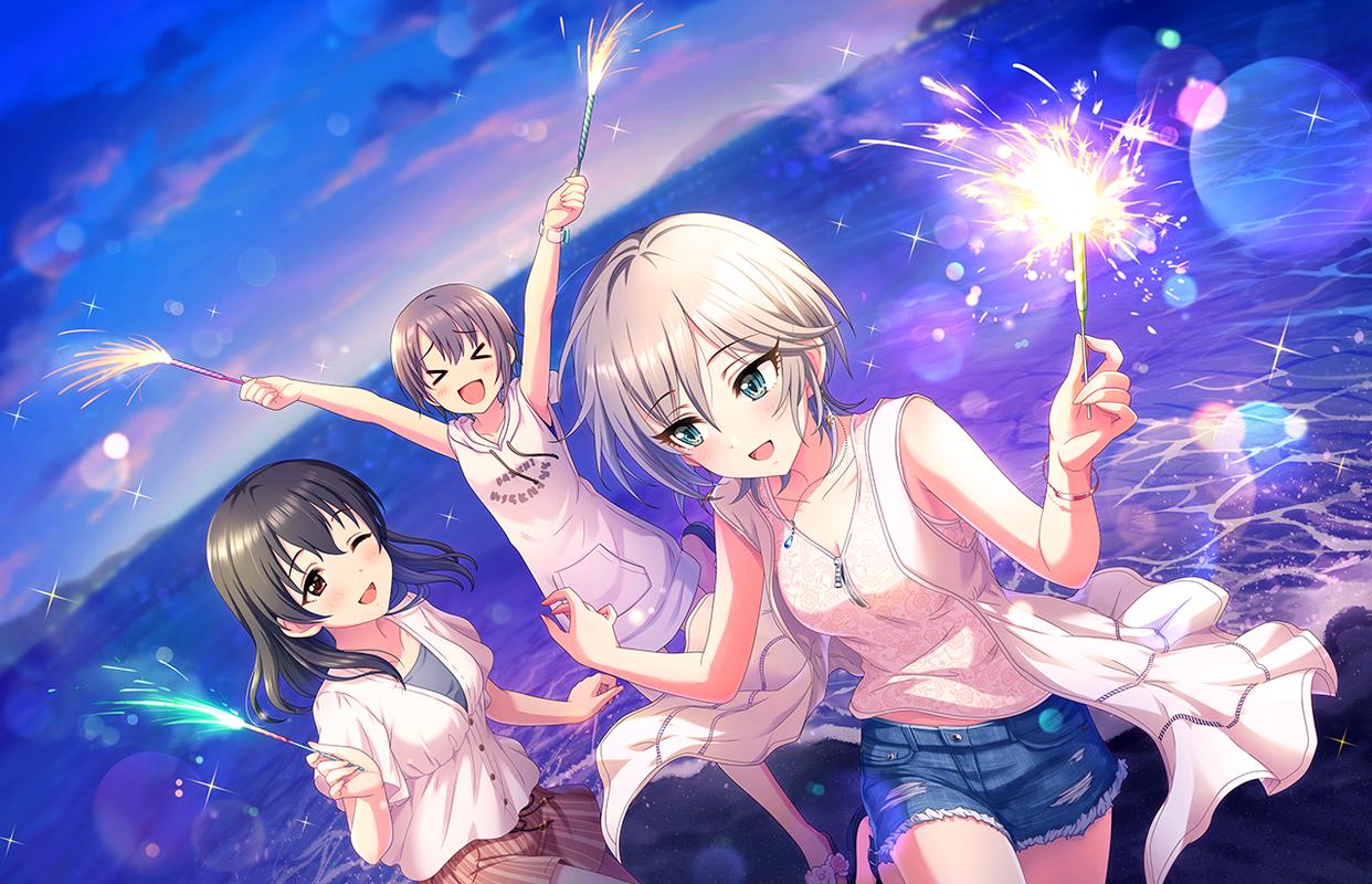 精选《偶像大师灰姑娘女孩》安娜史塔西亚的高清插画卡片，收了吧