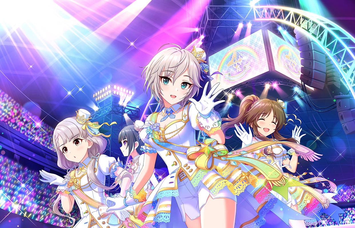 精选《偶像大师灰姑娘女孩》安娜史塔西亚的高清插画卡片，收了吧