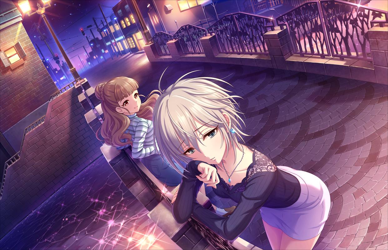 精选《偶像大师灰姑娘女孩》安娜史塔西亚的高清插画卡片，收了吧