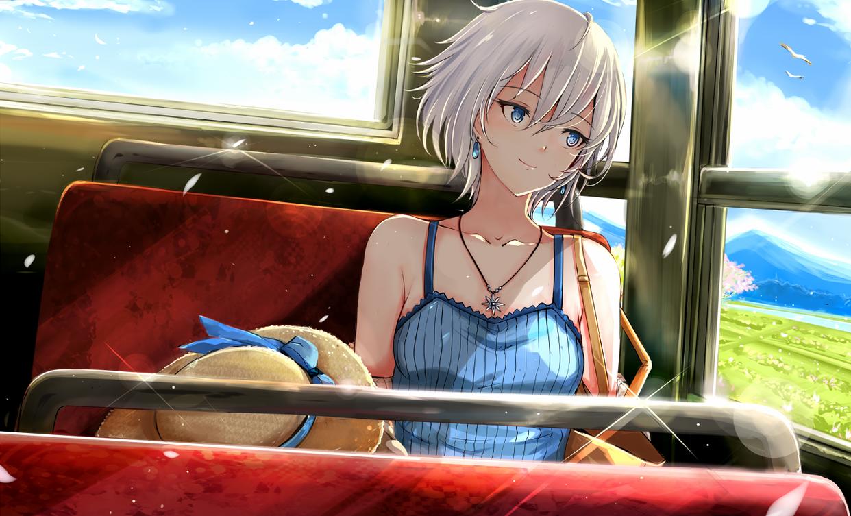 青春少女日漫《偶像大师灰姑娘女孩》女主角“安娜史塔西亚”壁纸