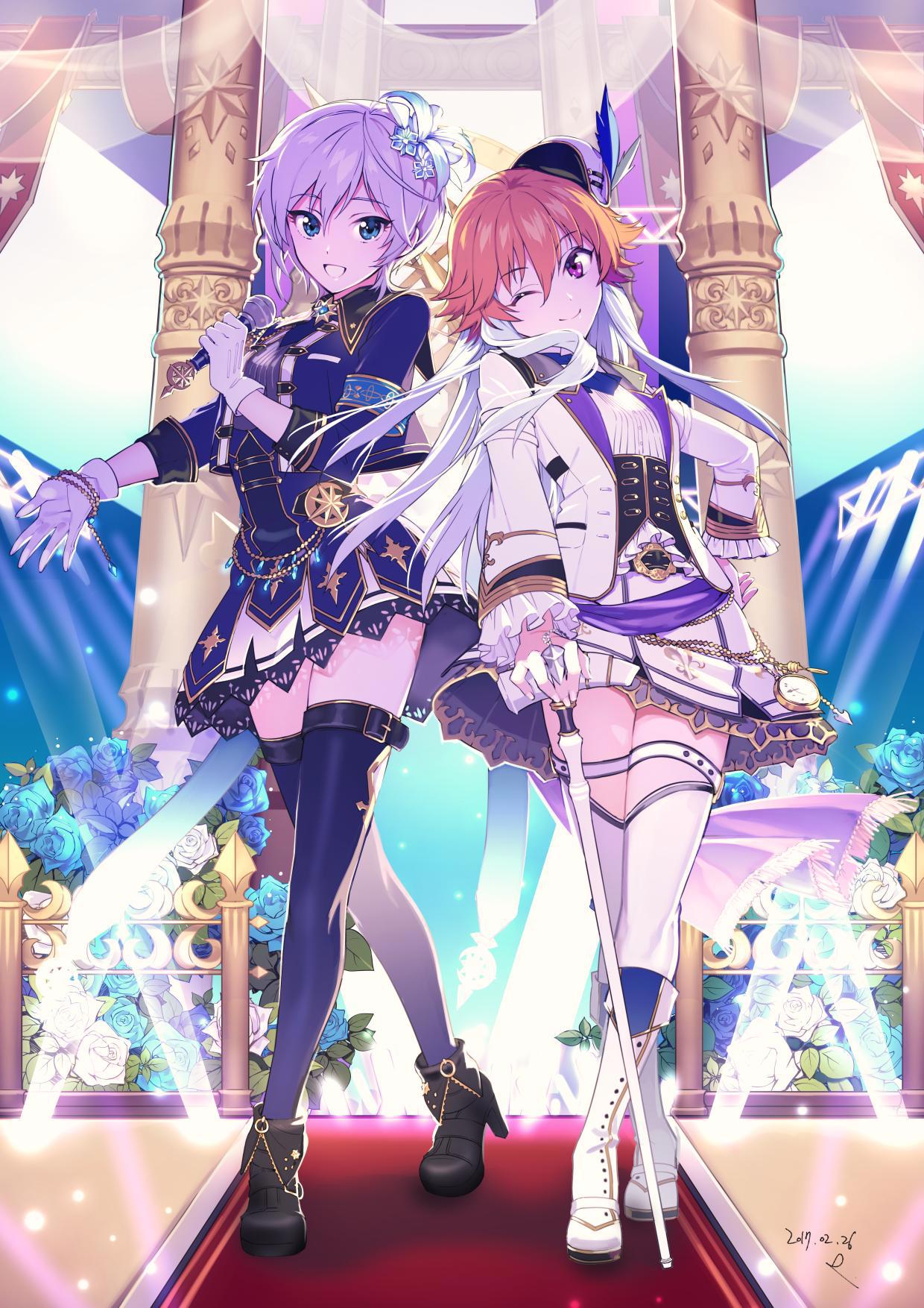 青春少女日漫《偶像大师灰姑娘女孩》女主角“安娜史塔西亚”壁纸