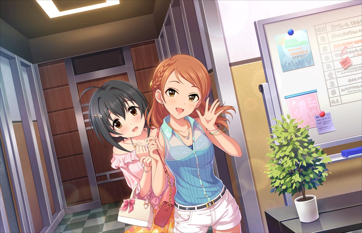 《偶像大师灰姑娘女孩》官方版“北条加蓮”的插画壁纸太好看了