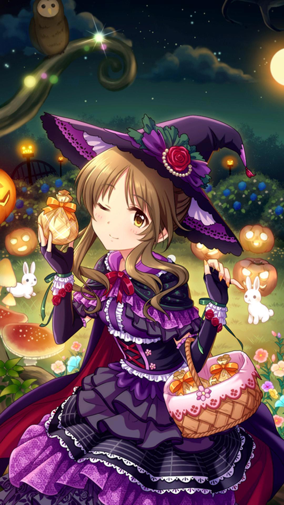 《偶像大师灰姑娘女孩》动漫手机壁纸分享，歌唱梦想的青春美少女