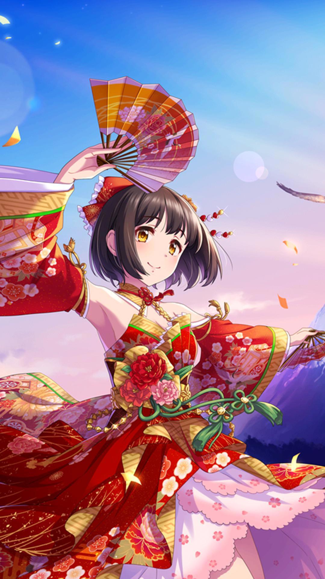 《偶像大师灰姑娘女孩》动漫手机壁纸分享，歌唱梦想的青春美少女