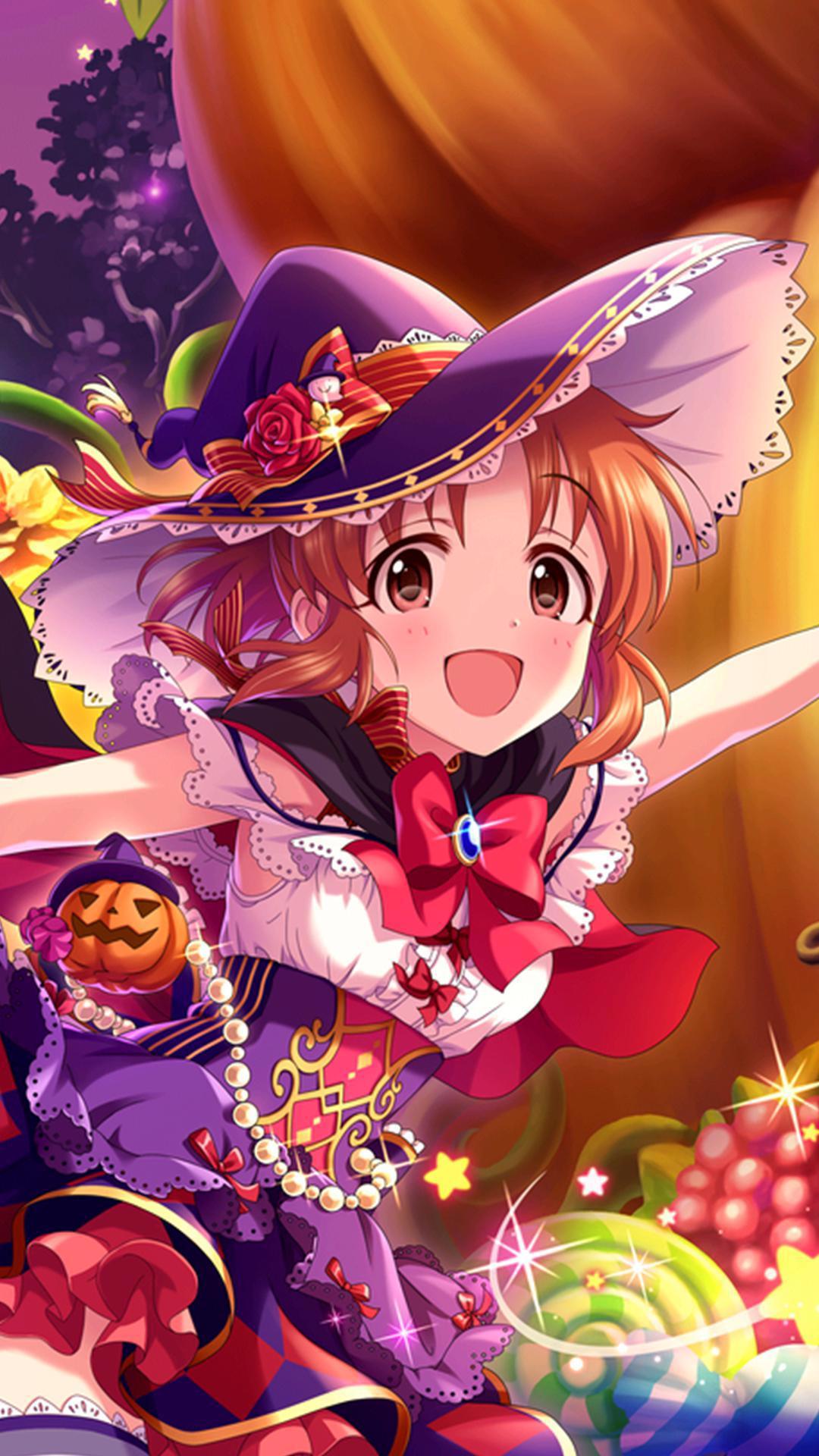 《偶像大师灰姑娘女孩》动漫手机壁纸分享，歌唱梦想的青春美少女