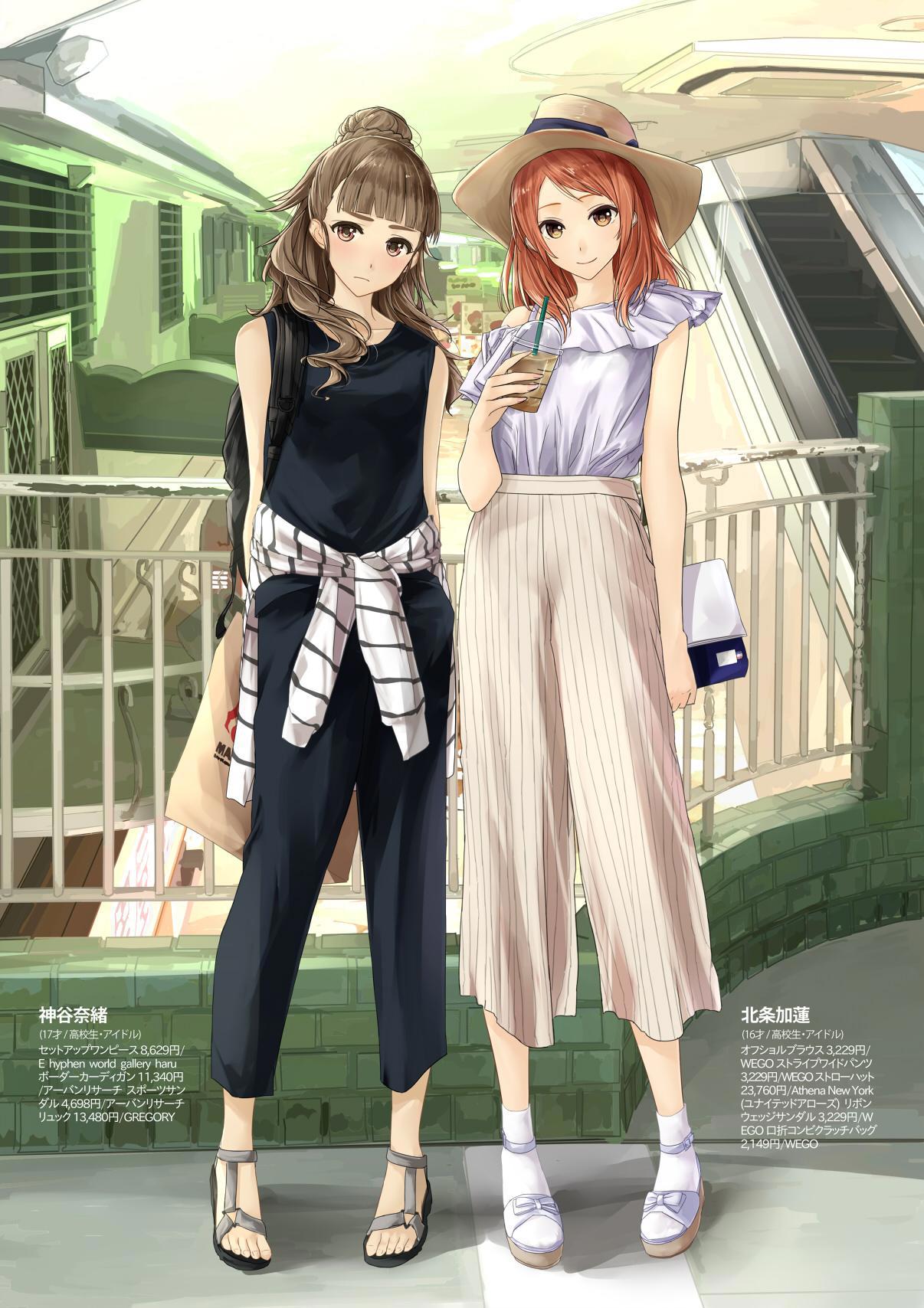 日本二次元动漫《偶像大师灰姑娘女孩》里“北条加蓮”的精美插画