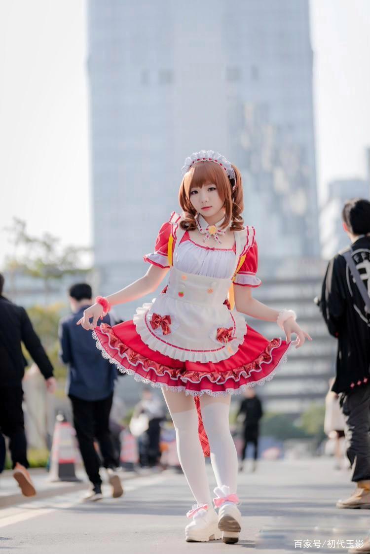 Cosplay场照偶像大师灰姑娘女孩：十时爱梨女仆！