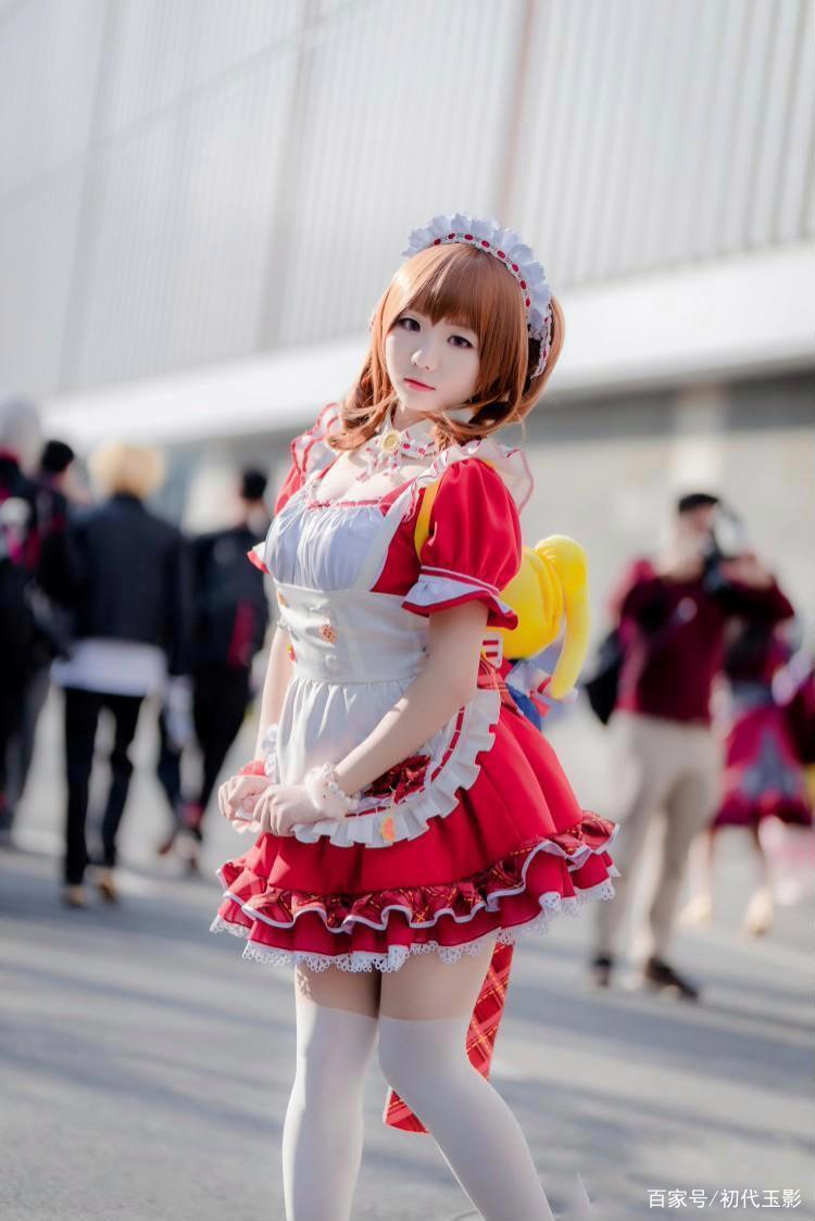 Cosplay场照偶像大师灰姑娘女孩：十时爱梨女仆！