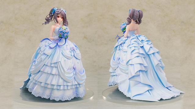 超人气游戏偶像大师灰姑娘女孩神崎兰子的婚纱礼服手办闪亮登场