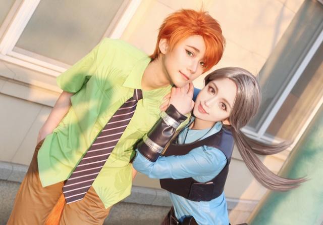 疯狂动物城：韩国小姐姐cos朱迪，尼克帅气登场，网友：官宣？