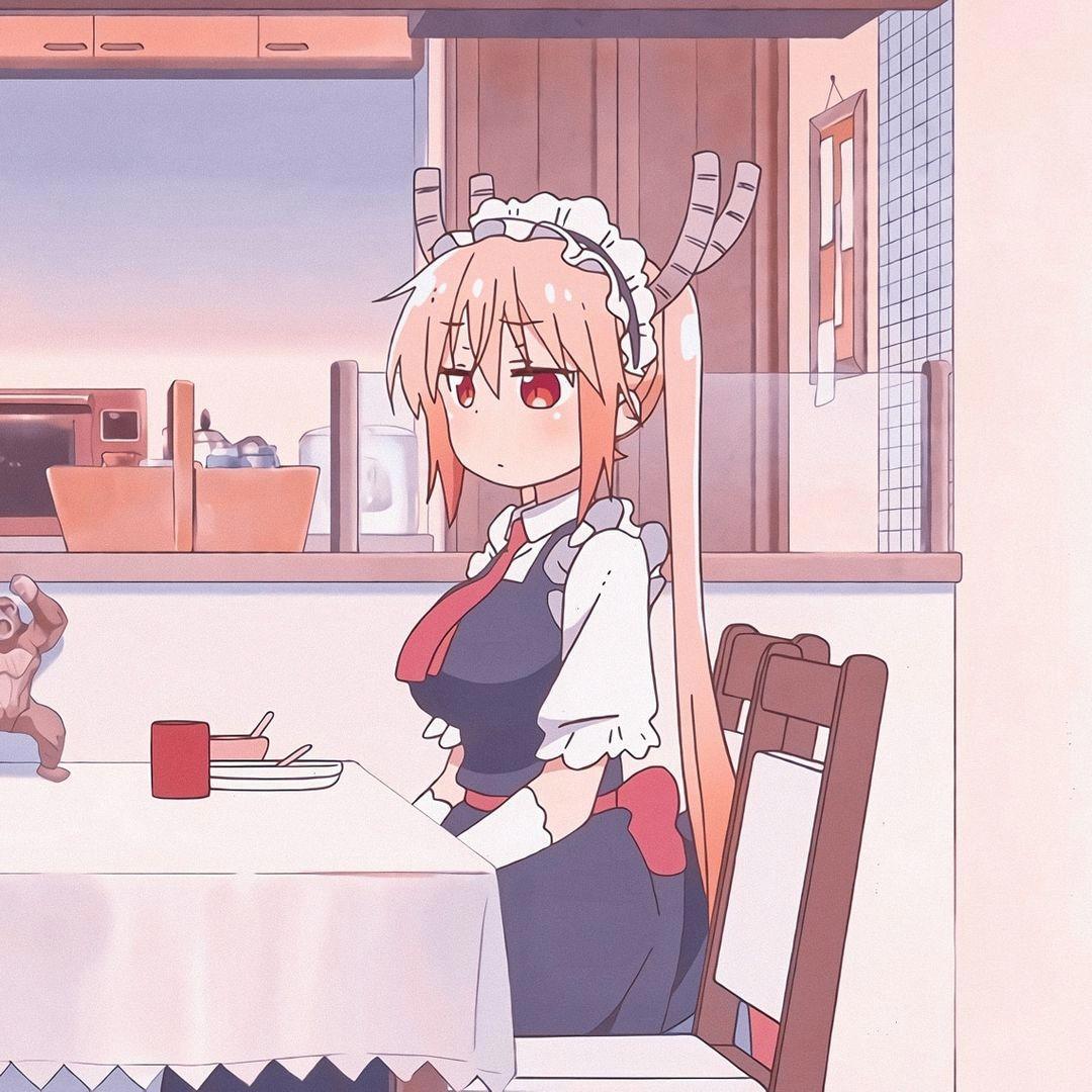 《小林家的龙女仆》康娜，小林，托尔，小肥龙可可爱爱，动漫头像