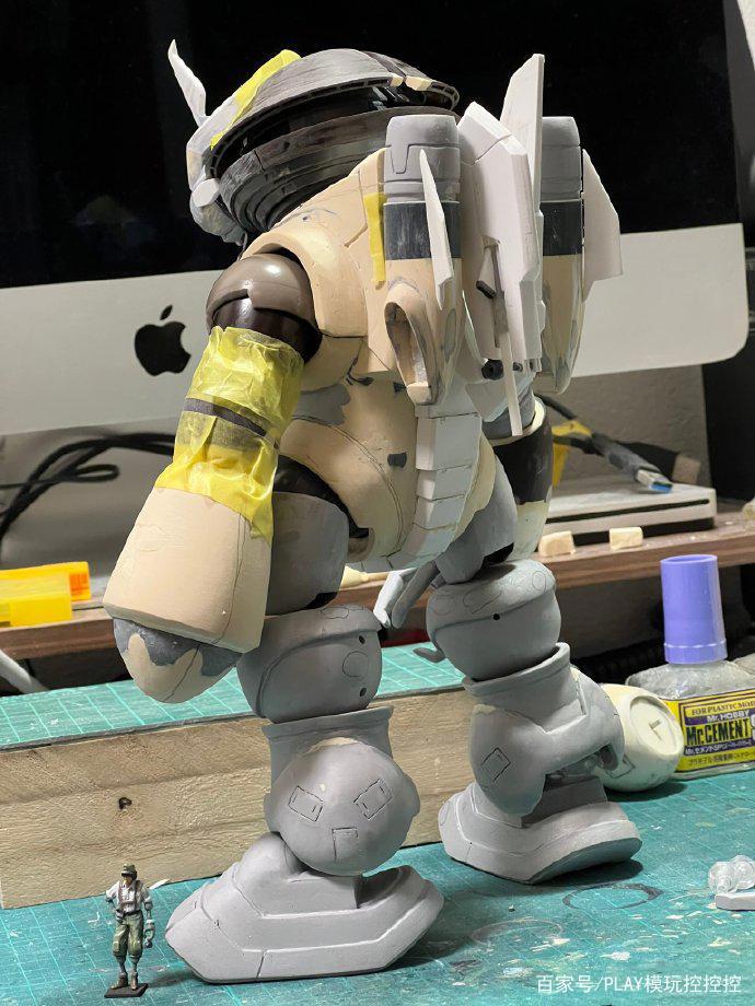 机动战士高达1：48比例雷霆宙域龟霸模型制作进度