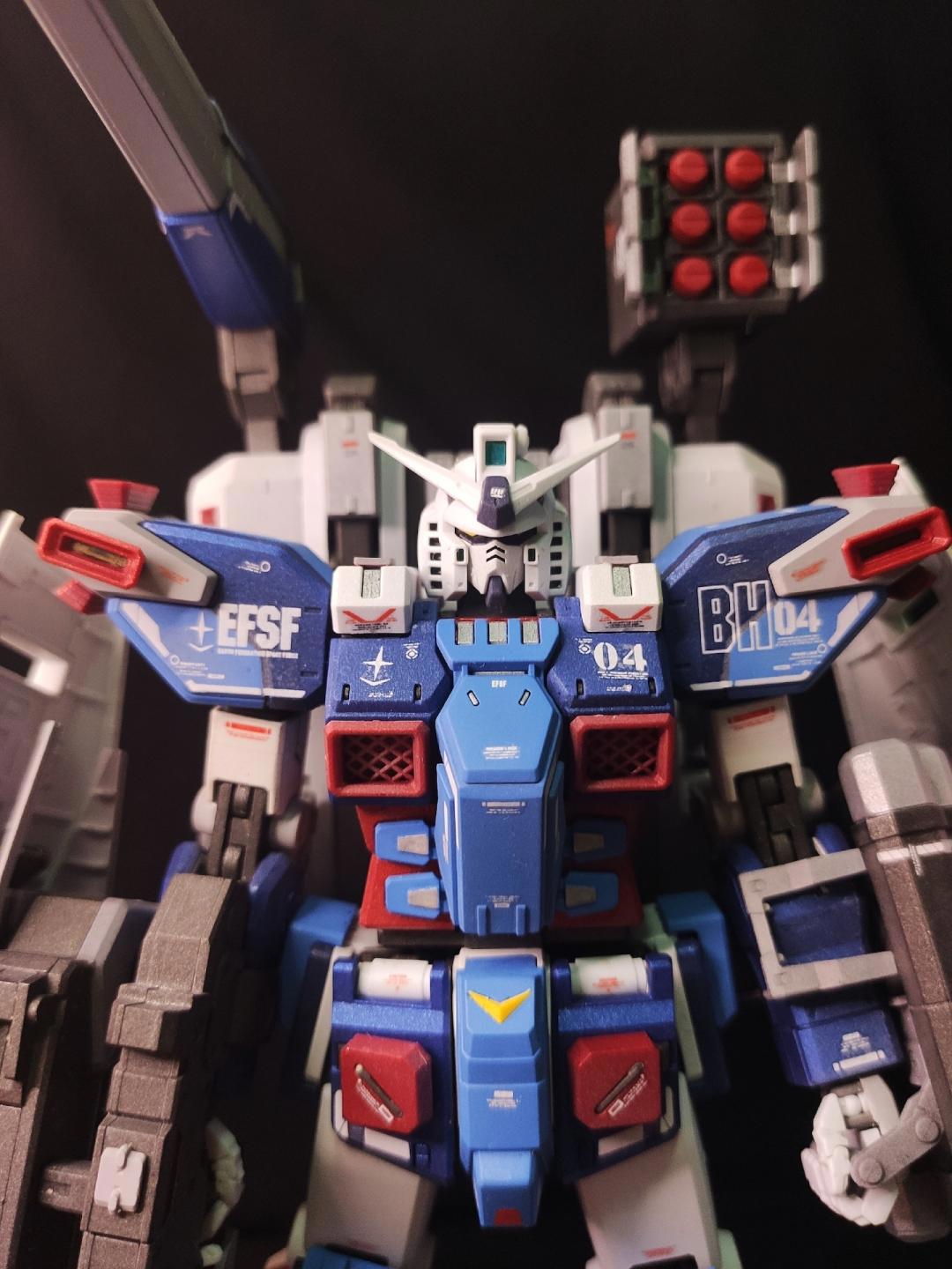 雷霆宙域FA-78天线折了，水贴如何贴的稳？