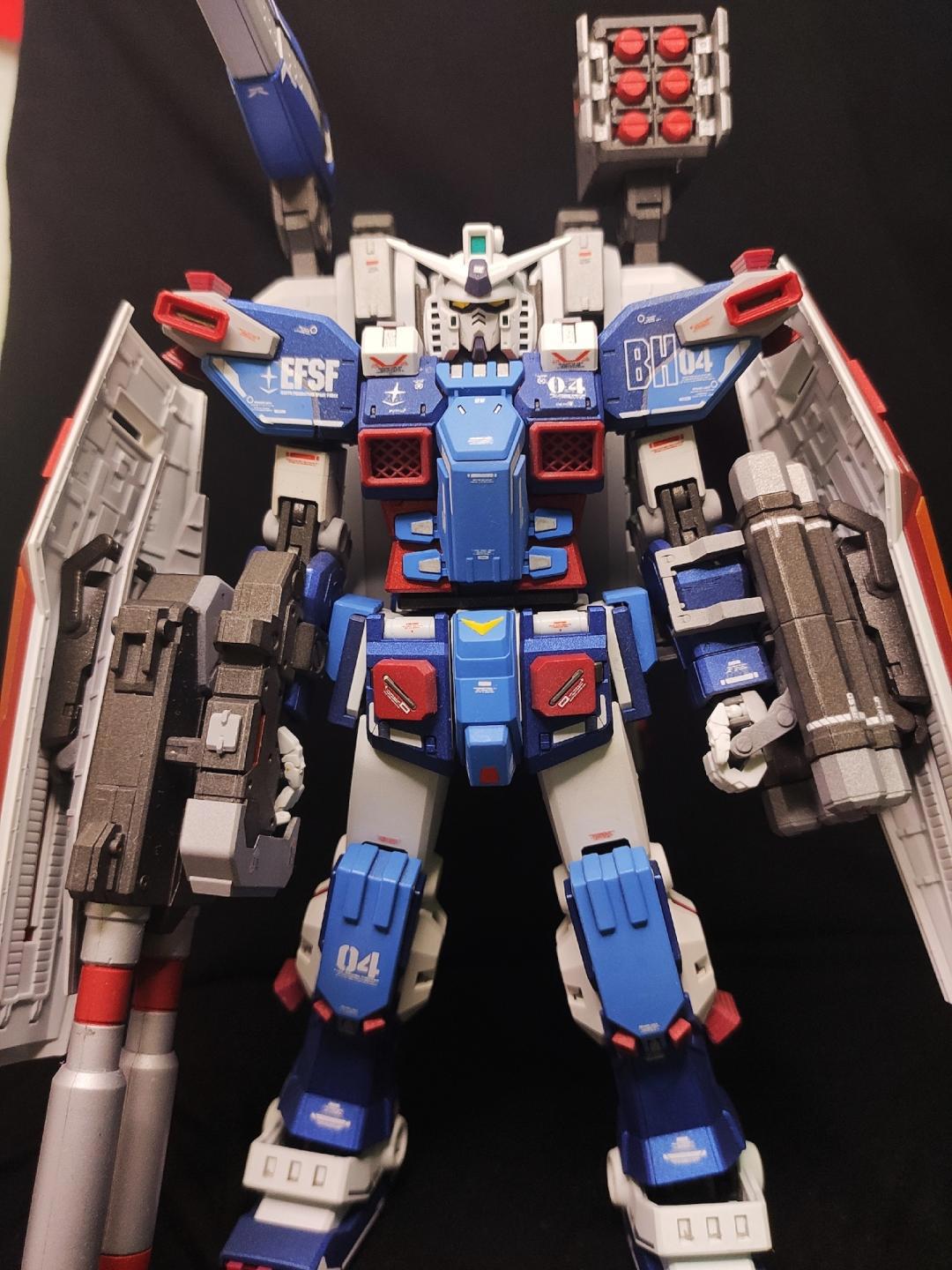 雷霆宙域FA-78天线折了，水贴如何贴的稳？