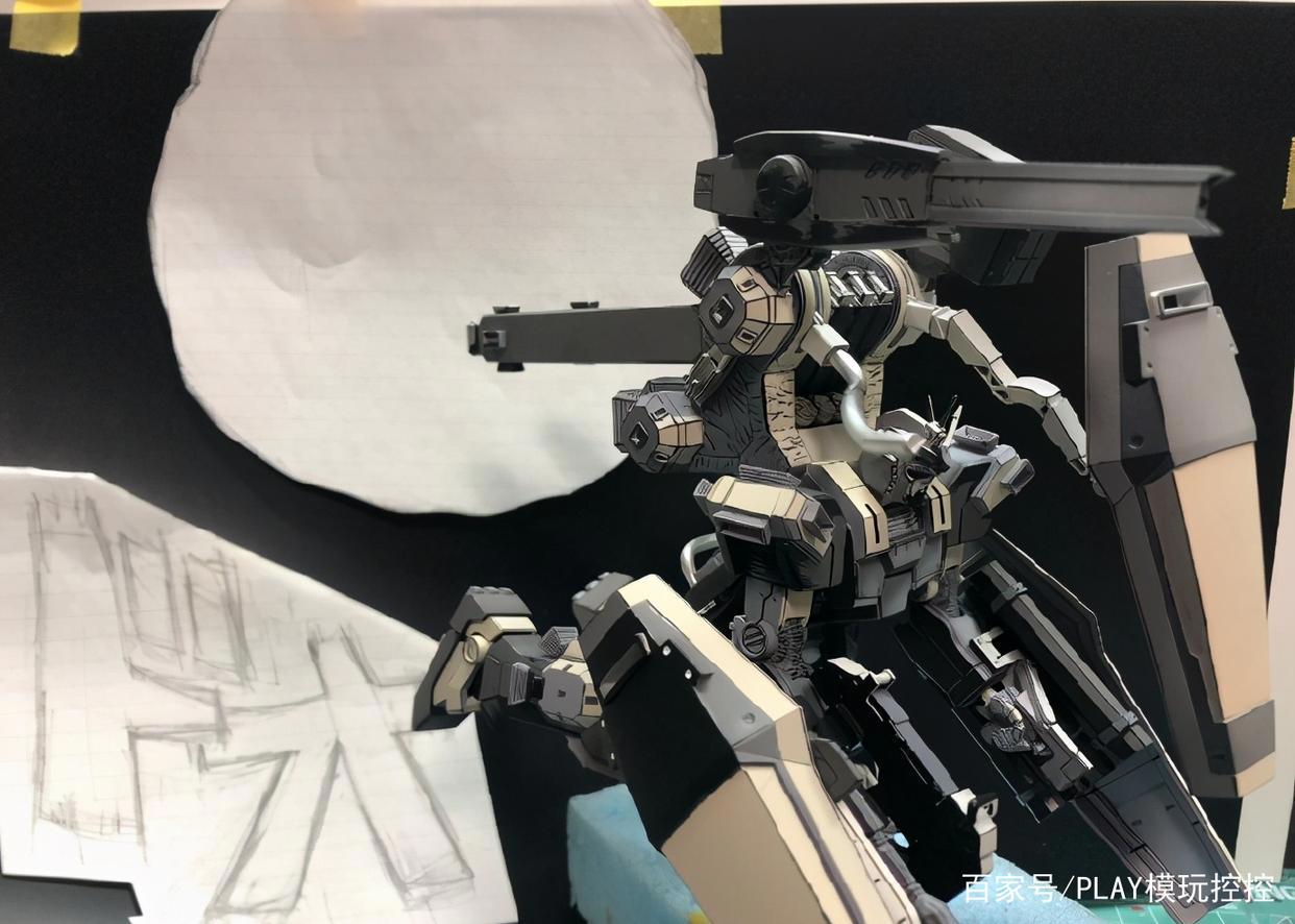 《雷霆宙域》漫画分镜风格FA高达模型