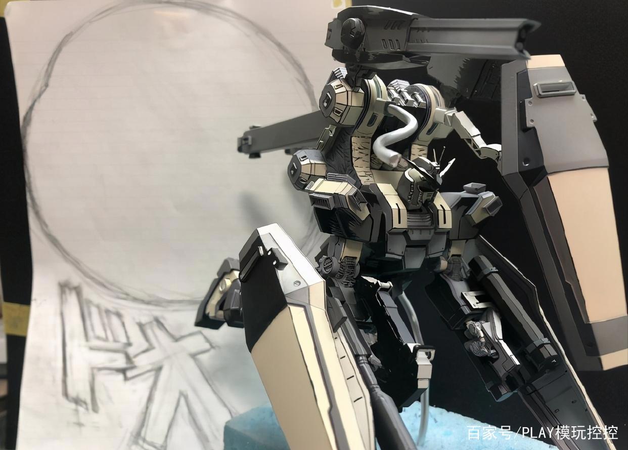 《雷霆宙域》漫画分镜风格FA高达模型