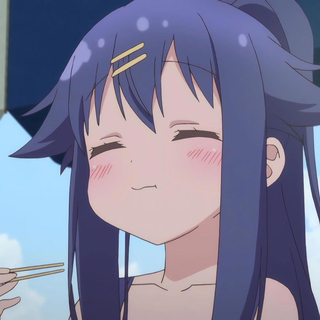 《雏子的笔记》夏川久依奈，果然萌萌哒妹子都特别能吃，动漫头像