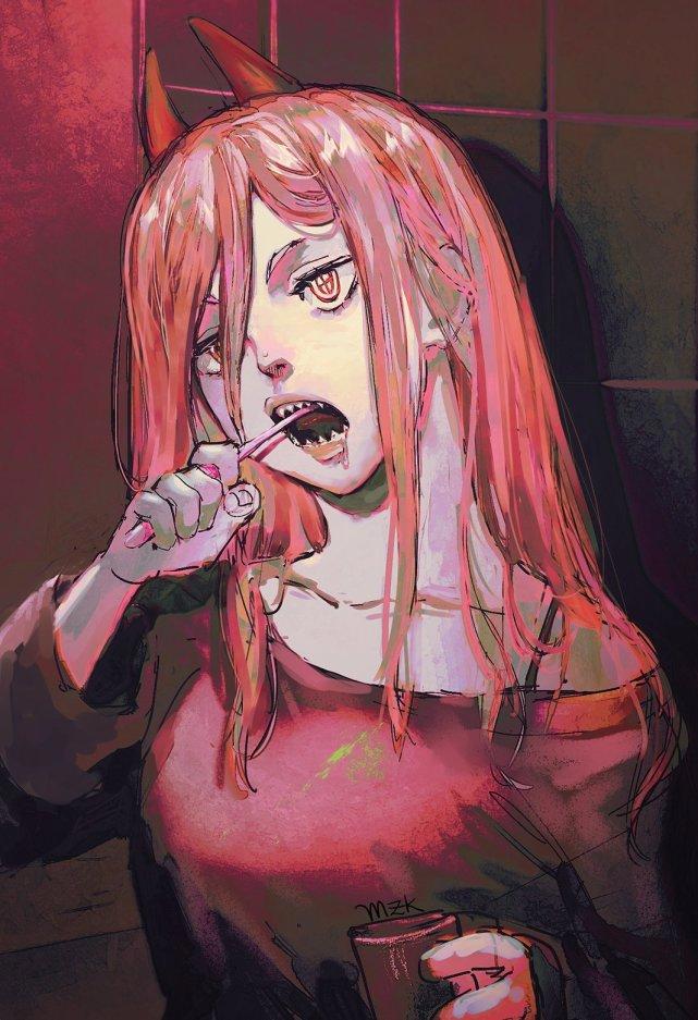 电锯人：蕾塞张嘴名场面，调皮的帕瓦，你们喜欢吗？