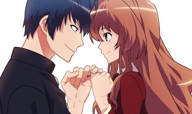 龙与虎和月色真美，两部的不同动漫，却都有着恋爱的甜蜜与苦涩