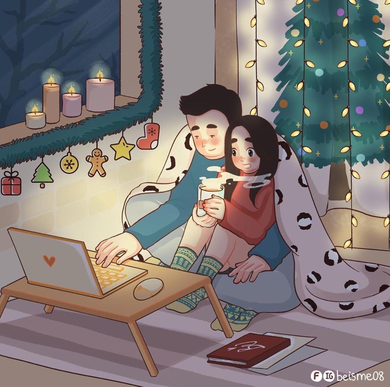 “四格情侣漫画”国外爆火，爱情最美的样子：是你超丑、我也超爱