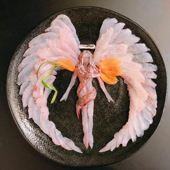 别人家的老爸！他用生鱼片给家人拼出绝美摆盘，网友羡慕不已