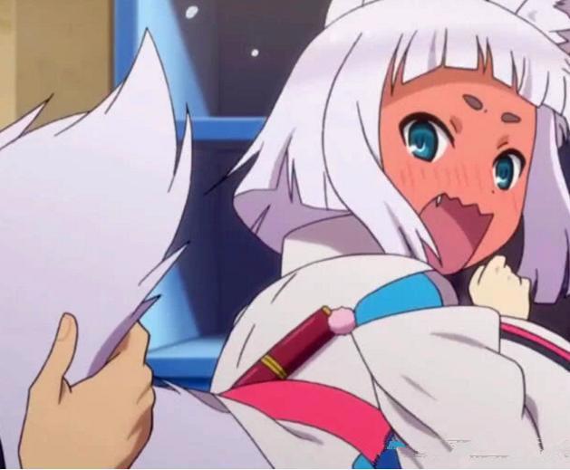 当动漫中的狐狸娘被捏尾巴会怎样？小仙狐炸毛了，飞车丸太可爱