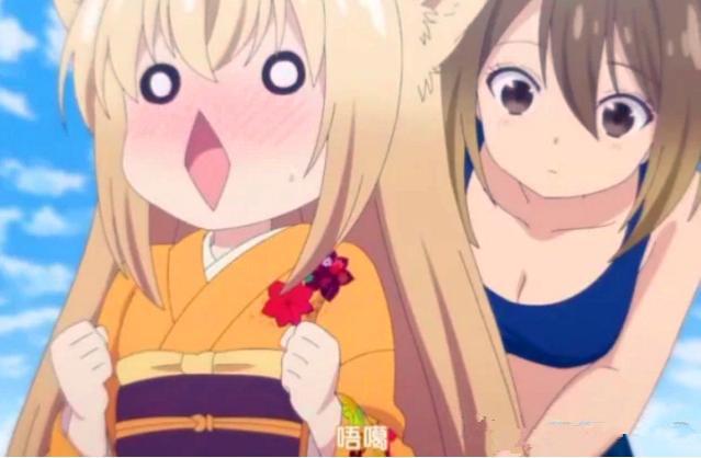 当动漫中的狐狸娘被捏尾巴会怎样？小仙狐炸毛了，飞车丸太可爱