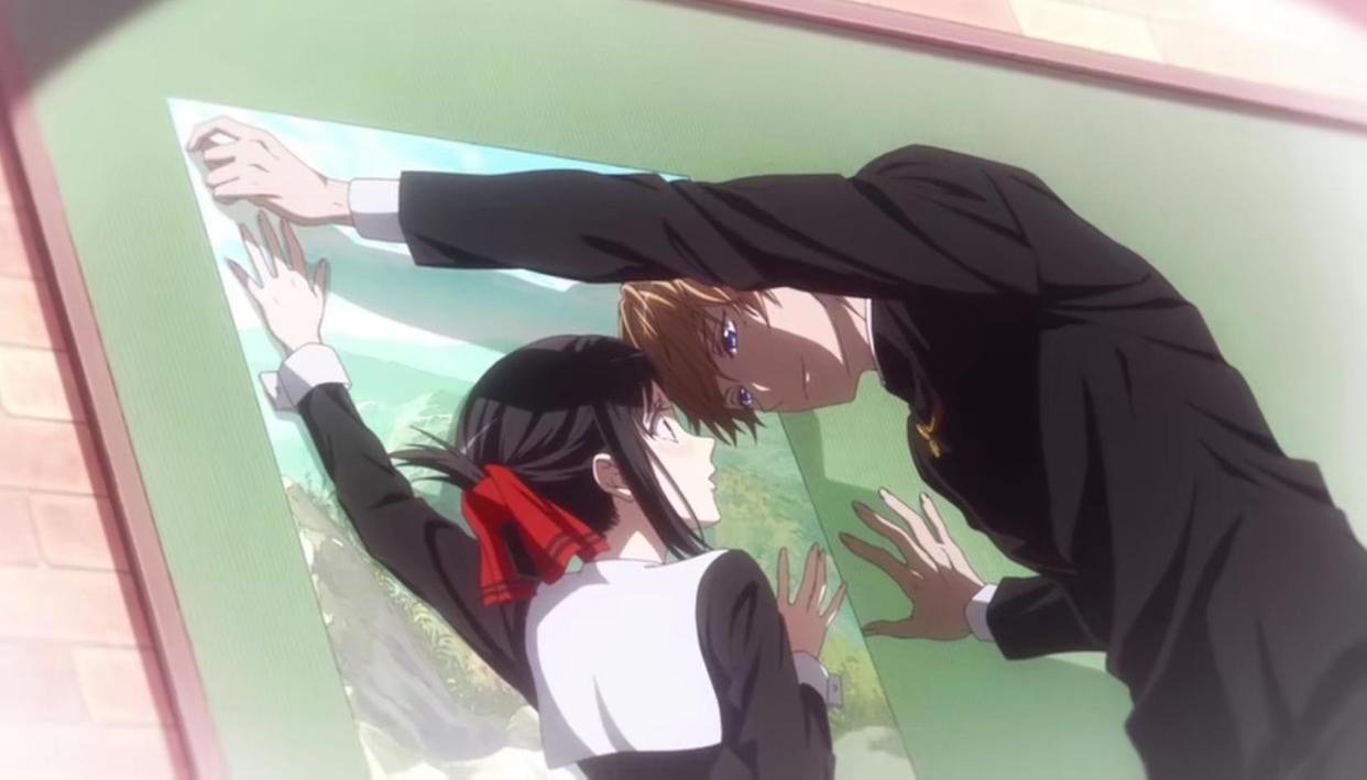 辉夜大小姐第二季：第七集两部动漫乱入，学生会充满着恋爱的气氛