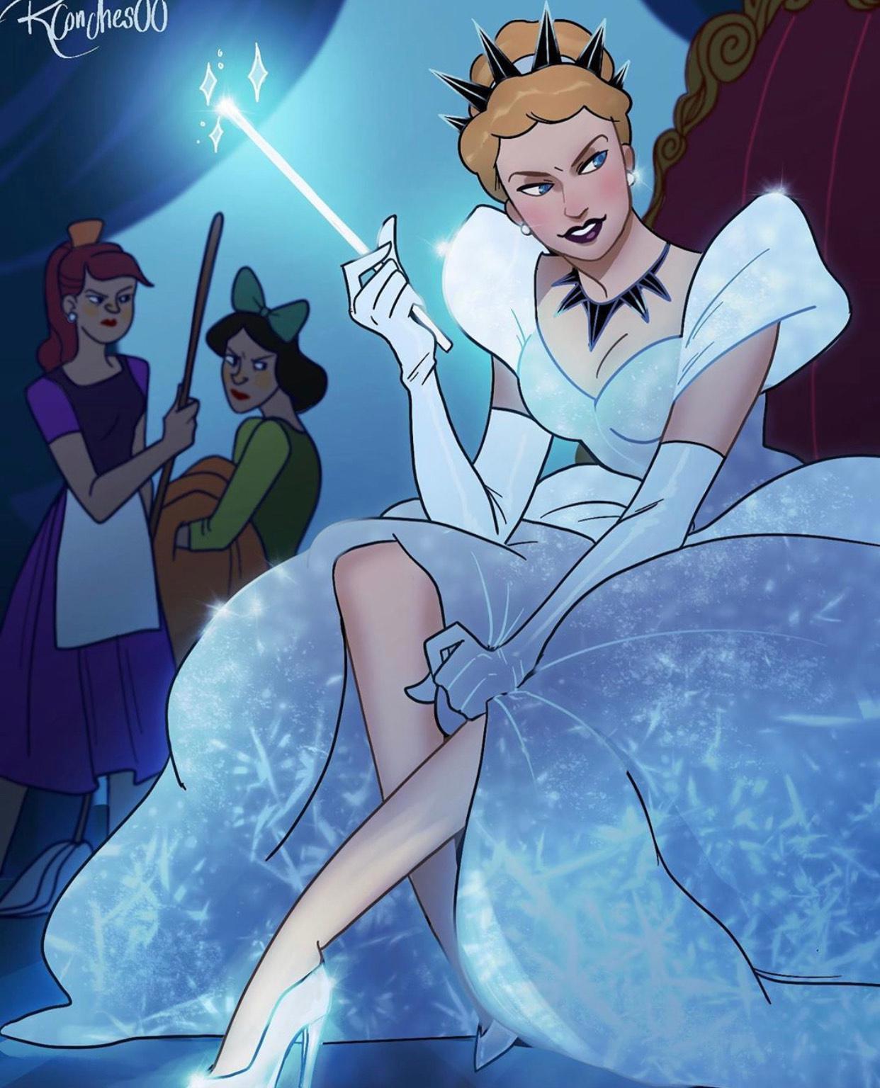 “反派”迪士尼公主：灰姑娘翻身当恶妹，小美人鱼开启猎杀模式