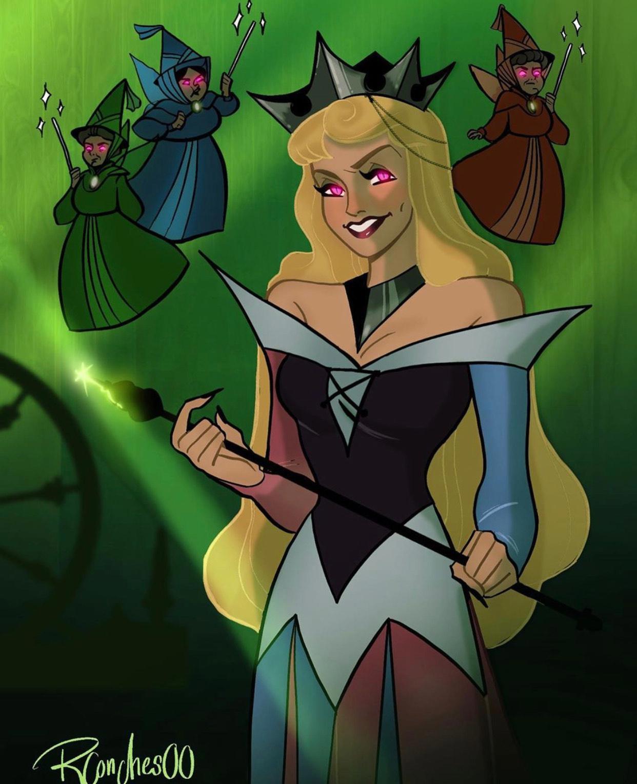 “反派”迪士尼公主：灰姑娘翻身当恶妹，小美人鱼开启猎杀模式