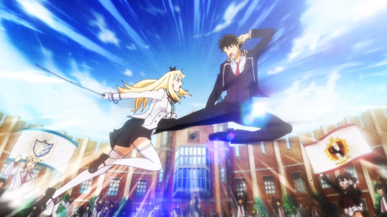 男女主角表面上是敌人，暗地里却悄悄成了情侣，这部恋爱番有点甜