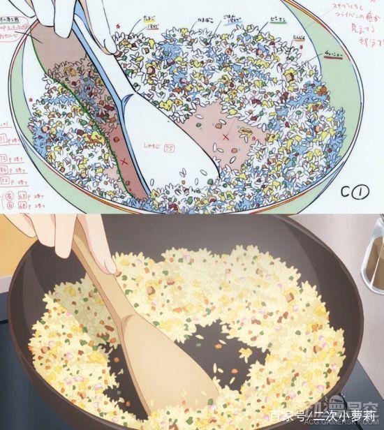 《卫宫家今天的饭》第8集：远坂姐妹联手做炒饭原画展现精细制作