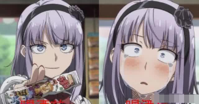 动漫女喝酒前VS喝酒后，千里一滴就醉，枝垂萤醉后让人心跳加速