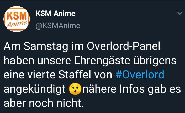 好消息来了！overlord动漫第四季确定制作，小说将于17卷完结