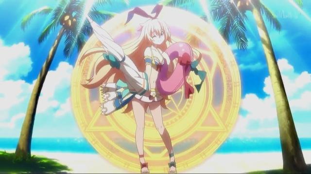 格林笔记：蕾娜是个倒霉鬼，四位主角全部女装泳衣登场