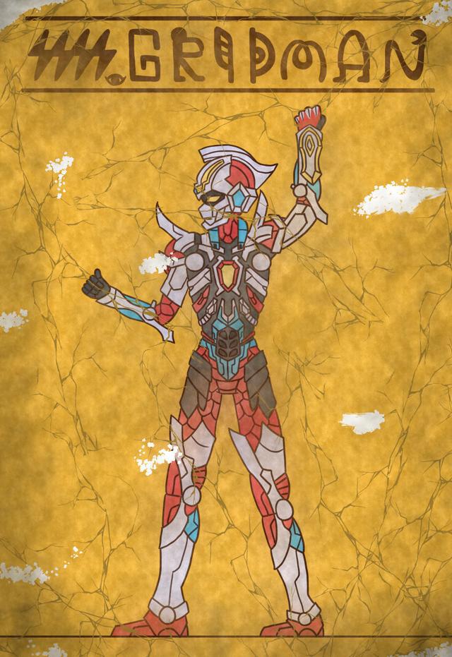 灵魂画师用“仿古壁画风”绘制动漫人物，天方夜谭的脑洞堪称清奇