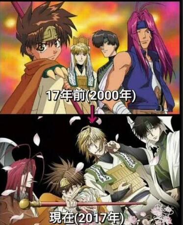 经典日漫重制画风对比，最早一部时隔35年，被选召的孩子已成年！